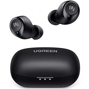 UGREEN True Wireless Earbuds with aptX HiFi Stereo, Bluetooth 5. 0 Wireless Earphones with Built - in Mic, CVC 8. 0 for Clear Calls (ENC), Upgraded SuperB