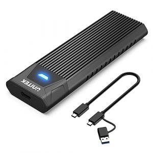 M. 2 SSD Enclosure for NVMe & SATA, Unitek M. 2 NVMe to USB 3. 1 Gen2 10 Gbps Adapter, Tool - Free M. 2 Case for PCIe&SATA, NVMe M. 2 Reader for M - Key(B+M Ke