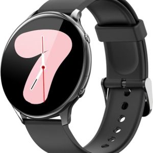 Smart Watch for Women 2021 HD Smartwatch for iPhone and Android Phones 3ATM Waterproof Fitness Watch with Heart Rate Blood Oxygen Temperature Monitor