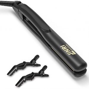 3 in 1 Hair Straightener Brush Hair Crimper Hair Straightener | Heated Hair Straightening Brush Flat Iron for Smooth, Anti Frizz Hair | Electric Hair Brush Straightener | Hot Brush for Styling (M)