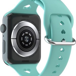 N - Hocezyg Watch Band Compatible with Apple Watch Band 42mm 44mm 45mm for Women Men, iWatch Band Soft Adjustable Sport Strap Replacement for Apple Watc