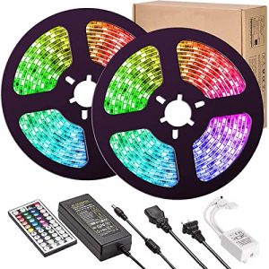 LED Lights for Bedroom, UMICKOO LED Lights 5050 LED Tape Lights, Flexible Color Changing LED Strip Lights with Remote for Home Lighting Kitchen Bedroo