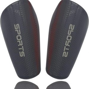 Football shin Protector Shock Absorber, Kids Youth Soccer Shin Guards, Comprehensive Protection for Your Leg?EVA Cushion Protection Reduce Shocks and I