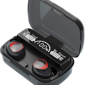 NIUTA Bluetooth Headphones Wireless Earbuds, 142Hr Playtime Sports Ear Buds with 2000mAh Digital Display Charging Case, IPX7 Waterproof Headset with Microphone Cordless Earphone for iPhone Andrio