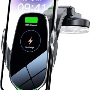 Wireless Car Charger, Memofo 15W Fast Wireless Charger for car Auto - Clamping, fit for iPhone 15 14 13 12 11 Pro Max Xs, Samsung Galaxy S23 Ultra S22 S21 S20, S10+ S9+ Note 9, etc. . . .
