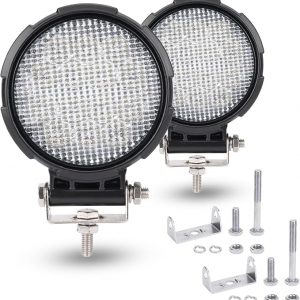 4 Inch LED Light Pods, YCHOW - TECH LED Light Bars 2PCS 120W 12000LM Boat Light Bars Spot Flood LED Driving Fog Light Off Road Lights Bars LED Work Ligh