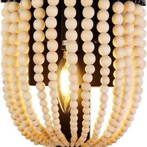 Knwjmv Wall Sconces Boho Wall Sconce Wall Lights for Bedroom Sconce Wall Lighting Farmhouse Wall Light Fixtures for Living Room Girls Room Dining Room Kitchen Bedroom Passages Hallway E12 Base 40W