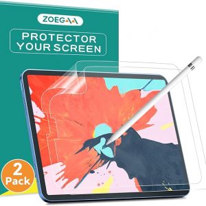 (2pack) Paper Screen Protector Compatible with iPad Pro 12. 9 inch 2022/2021/2020/2018, ZOEGAA iPad Pro 12. 9 5th/4th/3rd Generation Matte Screen Protect