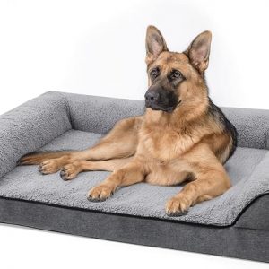 Gilardino Dog Bed, Dog beds for Large Dogs, Plush Soft Pet Beds for Deep Sleep