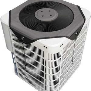 Boyoci Central Air Conditioner Cover for Outside Units, Durable Universal Outdoor AC Cover Defender for All Seasons (Mesh, 28" x 28")