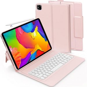 Slim iPad Keyboard Case for iPad Pro 11 inch 3rd/2nd/1st Gen iPad Air 4th gen 10. 9 case and Keyboard, iPad Protective Case with Wireless Keyboard iPad