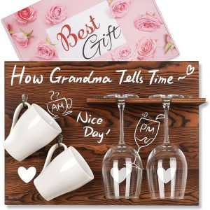 Funistree Gifts for Grandma Christmas Xmas Birthday from Grandkids, Funny Gag Stocking Stuffers Ideas fora Granny from Granddaughter Grandson, Mug